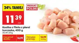 Biedronka Kostka z fileta z piersi kurczaka 400 g oferta