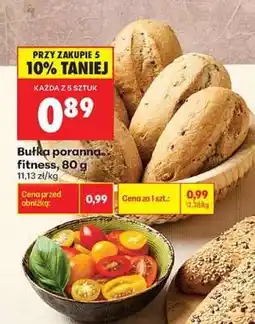 Biedronka bułka poranna fitness , 80 g oferta