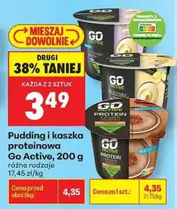 Biedronka Pudding i kaszka proteinowa Go Active, 200 g oferta