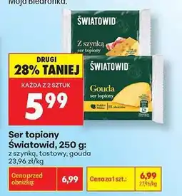 Biedronka Ser topiony Światowid, 250 g oferta