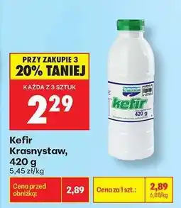 Biedronka Kefir Krasnystaw, 420 g oferta