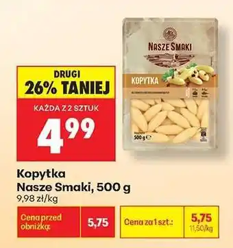 Biedronka Kopytka Nasze Smaki, 500 g oferta