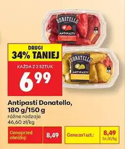 Biedronka Antipasti Donatello 180 g 150 g oferta