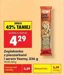 Biedronka Zapiekanka z pieczarkami i serem Yeemy, 236 g oferta