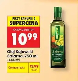 Biedronka Olej Kujawski 3 ziarna, 750 ml oferta