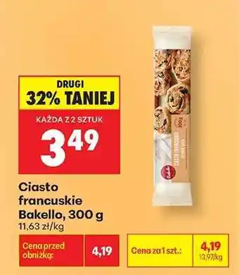 Biedronka Ciasto francuskie Bakello, 300 g oferta