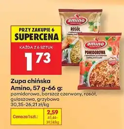 Biedronka Zupa chińska Amino, 57 g-66 g oferta