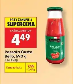 Biedronka Passata Gusto Bello , 690 g oferta