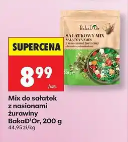 Biedronka Mix do sałatek z nasionami żurawiny BakaD’Or, 200 g oferta
