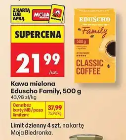 Biedronka Kawa mielona Eduscho Family, 500 g oferta