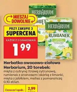 Biedronka Herbatka owocowo-ziołowa Herbarium, 20 torebek oferta