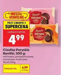 Biedronka Ciastka Paryskie Bonitki, 300 g oferta