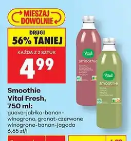 Biedronka Smoothie Vital Fresh 750 ml oferta