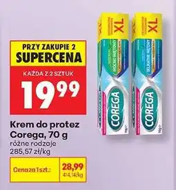 Biedronka Krem do protez Corega , 70 g oferta