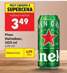 Biedronka Piwo Heineken 500 ml oferta