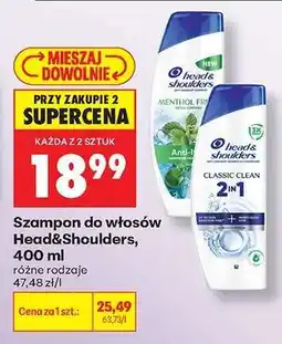 Biedronka Szampon do włosów Head & Shoulders 400 ml oferta