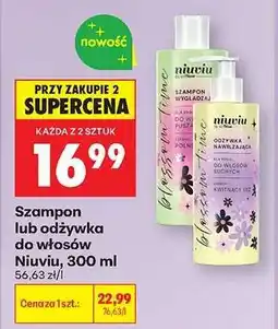 Biedronka Szampon lub odżywka do włosów Niuviu, 300 ml oferta