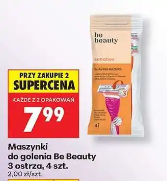 Biedronka Maszynki do golenia Be Beauty 3 ostrza, 4 szt oferta