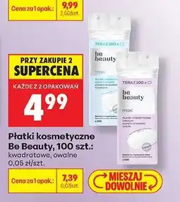 Biedronka Płatki kosmetyczne Be Beauty, 100 szt oferta