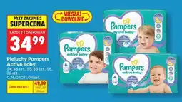 Biedronka Pieluchy Pampers active baby oferta