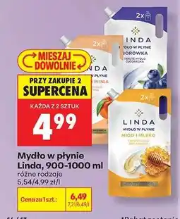 Biedronka Mydło w płynie Linda, 900-1000 ml oferta