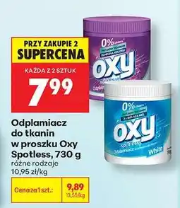 Biedronka Odplamiacz do tkanin w proszku Oxy Spotless 730 g oferta