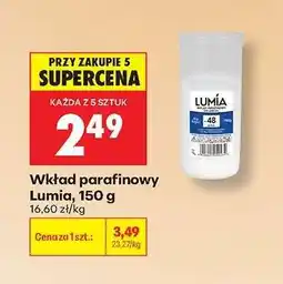 Biedronka Wkład parafinowy Lumia , 150 g oferta