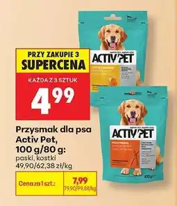 Biedronka Przysmak dla psa Activ Pet, 100 g/80 g oferta