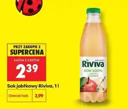 Biedronka Sok jabłkowy Riviva, 1l oferta