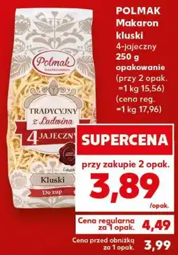Kaufland POLMAK Makaron kluski 4-jajeczny oferta