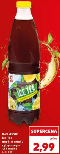 Kaufland K-CLASSIC Ice Tea napój o smaku cytrynowym oferta