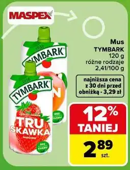 Carrefour Mus Tymbark różne rodzaje oferta