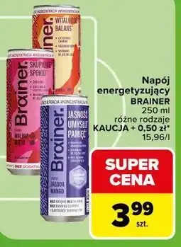 Carrefour Napój energetyzujący Brainer oferta