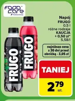 Carrefour Napój Frugo różne rodzaje oferta