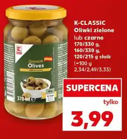 Kaufland K-CLASSIC Oliwki zielone lub czarne oferta