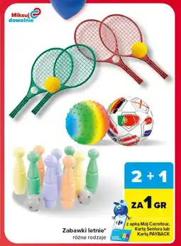 Carrefour Zabawki letnie oferta