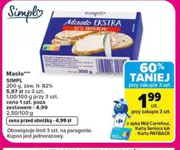 Carrefour Masło SIMPLO oferta