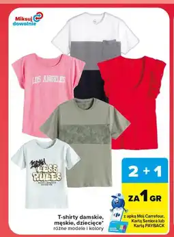 Carrefour T-shirty damskie, męskie, dziecięce oferta