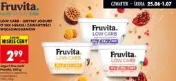 Biedronka Jogurt Fruvita Low Carb oferta