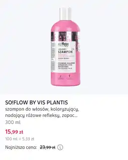Rossmann SO!FLOW BY VIS PLANTIS szampon do włosów, koloryzujący, nadający różowe refleksy, zapac oferta
