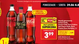 Biedronka Napój gazowany Coca-Cola, Coca-Cola Zero Cukru lub Coca-Cola Zero Cukru Zero Kofeiny oferta