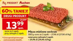 Auchan Mięso mielone wołowe oferta