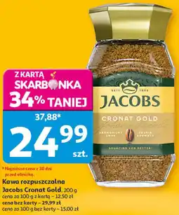 Auchan Kawa rozpuszczalna Jacobs Cronat Gold oferta