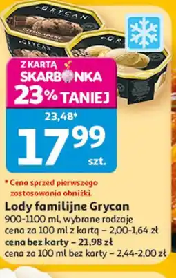 Auchan Lody familijne Grycan oferta