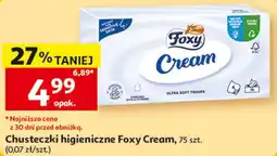 Auchan Chusteczki higieniczne Foxy Cream oferta