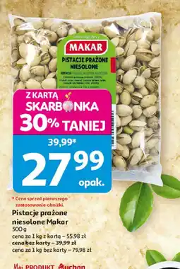 Auchan Pistacje solone Makar oferta