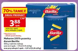 Auchan Makaron 100% pszenicy durum Barilla oferta
