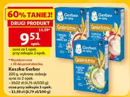 Auchan Kaszka 8 zbóż z lipą Gerber Pełnia Zbóż oferta