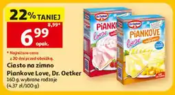 Auchan Ciasto piankove love malina-śmietanka Dr. Oetker oferta