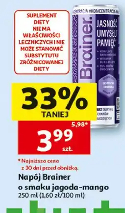 Auchan Napój Brainer oferta
